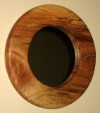 Round -- solid spalted sugar maple